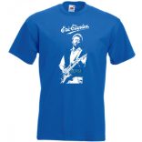 Legendás gitáros E. Clapton férfi rövid ujjú póló