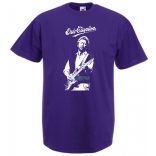 Legendás gitáros E. Clapton férfi rövid ujjú póló
