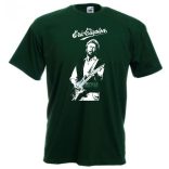 Legendás gitáros E. Clapton férfi rövid ujjú póló