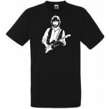 Legendás gitáros E. Clapton -B férfi rövid ujjú póló