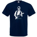 Legendás gitáros E. Clapton -B férfi rövid ujjú póló