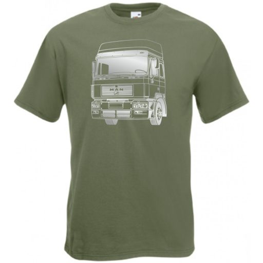 Auto fan MAN kamion férfi rövid ujjú póló