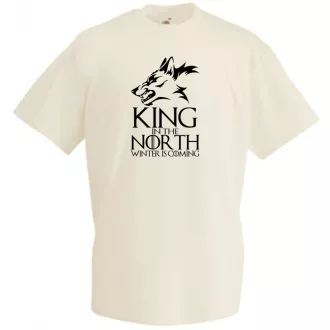 GOT King in the North férfi rövid ujjú póló