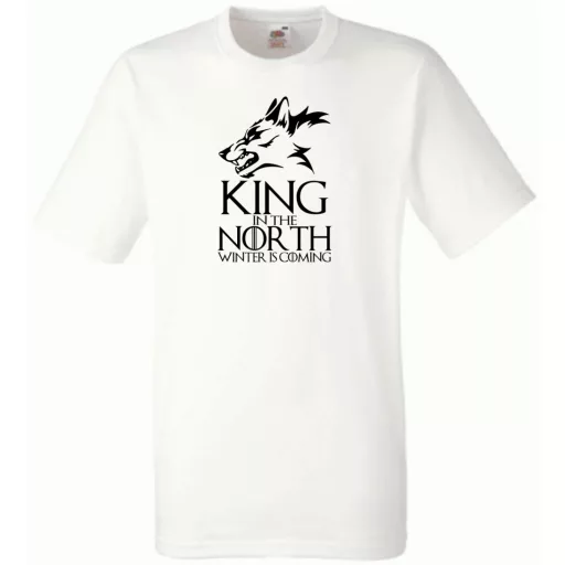 GOT King in the North férfi rövid ujjú póló