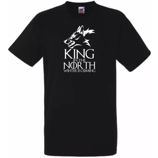 GOT King in the North férfi rövid ujjú póló