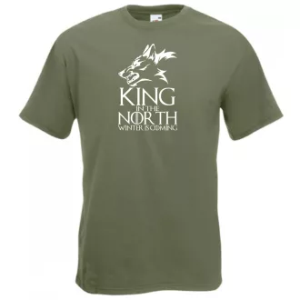 GOT King in the North férfi rövid ujjú póló