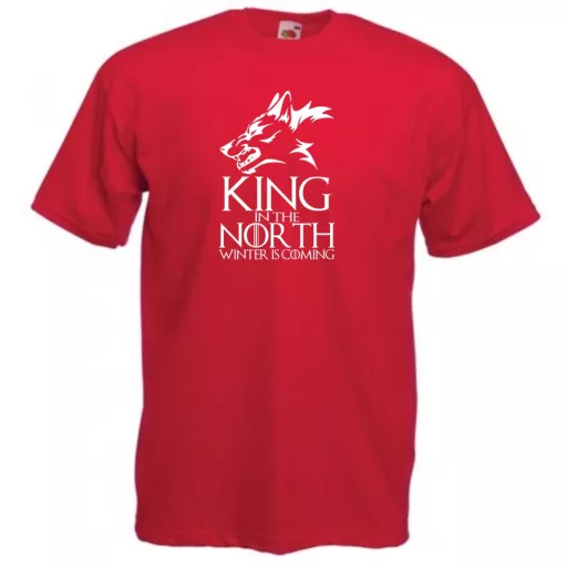 GOT King in the North férfi rövid ujjú póló