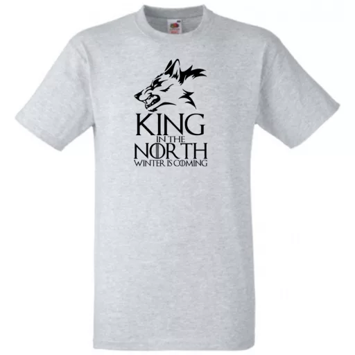 GOT King in the North férfi rövid ujjú póló
