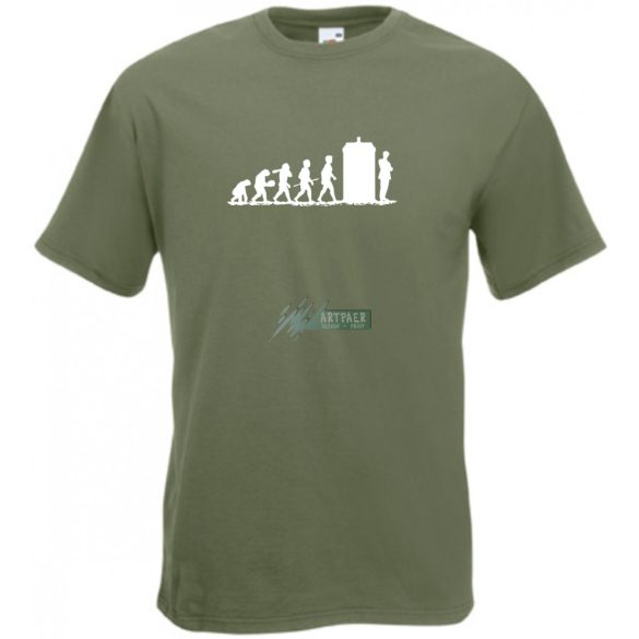 Evolution Dr Who férfi rövid ujjú póló