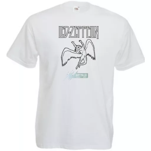 Retro Led Zeppelin férfi rövid ujjú póló