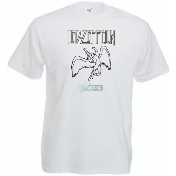 Retro Led Zeppelin férfi rövid ujjú póló