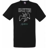 Retro Led Zeppelin férfi rövid ujjú póló