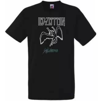 Retro Led Zeppelin férfi rövid ujjú póló