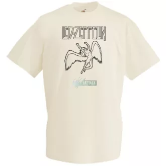 Retro Led Zeppelin férfi rövid ujjú póló