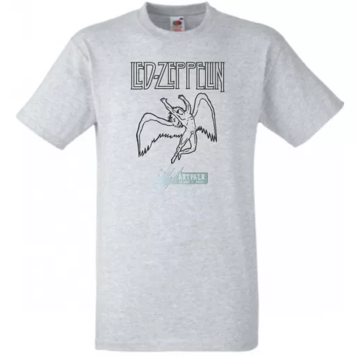 Retro Led Zeppelin férfi rövid ujjú póló