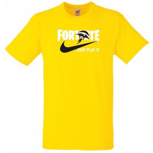 Parody - Just Play It Fortnite gyerek rövid ujjú póló