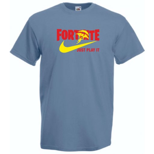 Parody - Just Play It Fortnite férfi rövid ujjú póló