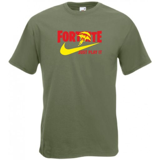 Parody - Just Play It Fortnite férfi rövid ujjú póló
