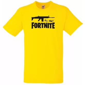 All Night Fortnite gyerek rövid ujjú póló