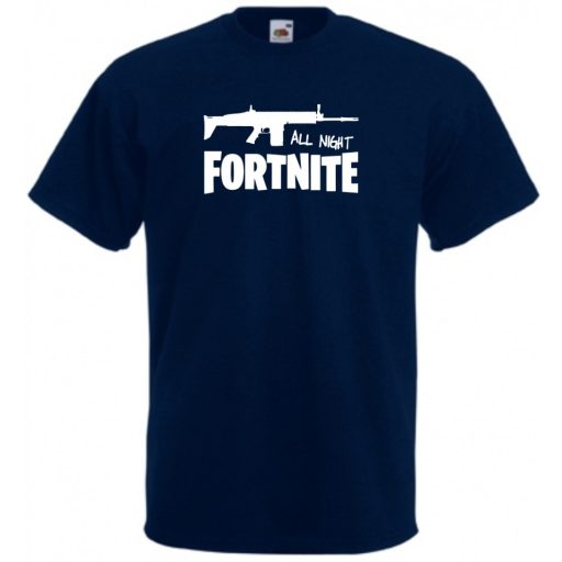 All Night Fortnite gyerek rövid ujjú póló