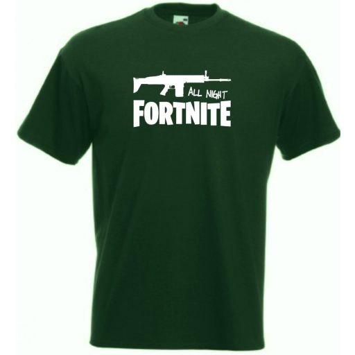 All Night Fortnite gyerek rövid ujjú póló