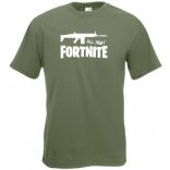 All Night Fortnite férfi rövid ujjú póló