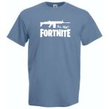 All Night Fortnite férfi rövid ujjú póló