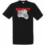 Motor fan Ducati minima férfi rövid ujjú póló