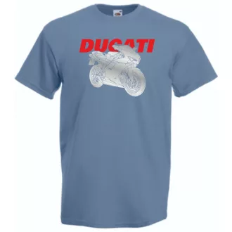 Motor fan Ducati minima férfi rövid ujjú póló