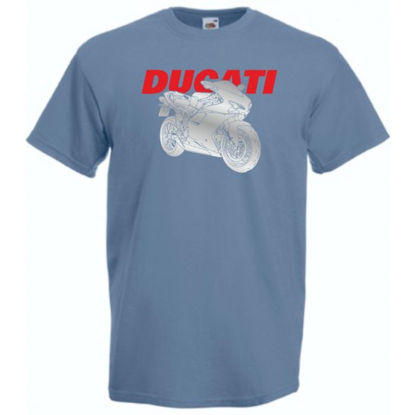 Motor fan Ducati minima férfi rövid ujjú póló