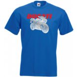 Motor fan Ducati minima férfi rövid ujjú póló