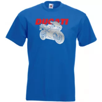 Motor fan Ducati minima férfi rövid ujjú póló