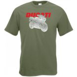 Motor fan Ducati minima férfi rövid ujjú póló