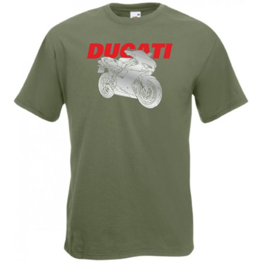 Motor fan Ducati minima férfi rövid ujjú póló