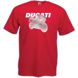 Motor fan Ducati minima férfi rövid ujjú póló