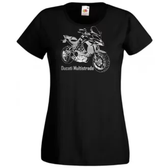 Motor fan Ducati Multistrada minima női rövid ujjú póló