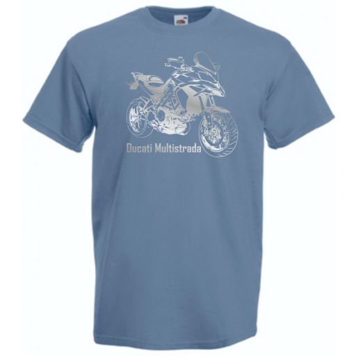 Motor fan Ducati Multistrada minima férfi rövid ujjú póló