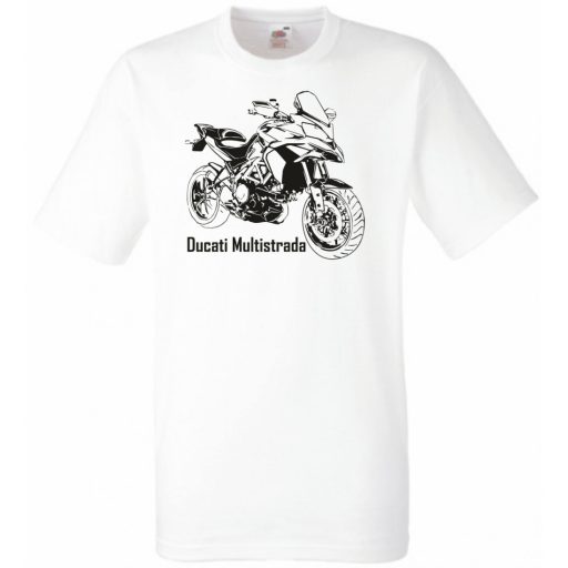 Motor fan Ducati Multistrada minima férfi rövid ujjú póló