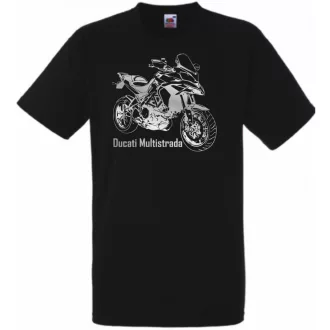   Motor fan Ducati Multistrada minima férfi rövid ujjú póló