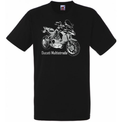 Motor fan Ducati Multistrada minima férfi rövid ujjú póló