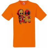 Cuki jelmezes kicsi hősök II. gyerek rövid ujjú póló