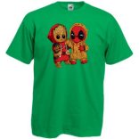 Cuki jelmezes kicsi hősök II. gyerek rövid ujjú póló