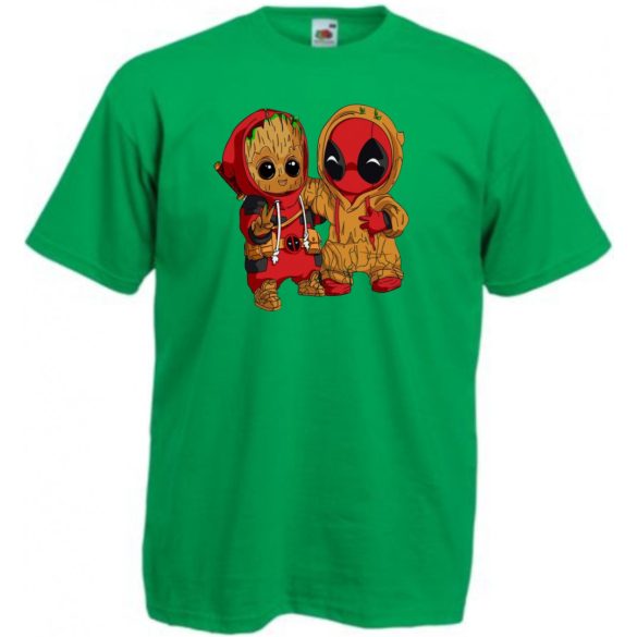 Cuki jelmezes kicsi hősök II. gyerek rövid ujjú póló