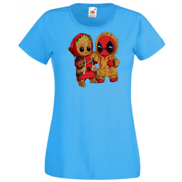 Cuki jelmezes kicsi hősök 2. női rövid ujjú póló