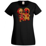 Cuki jelmezes kicsi hősök 2. női rövid ujjú póló