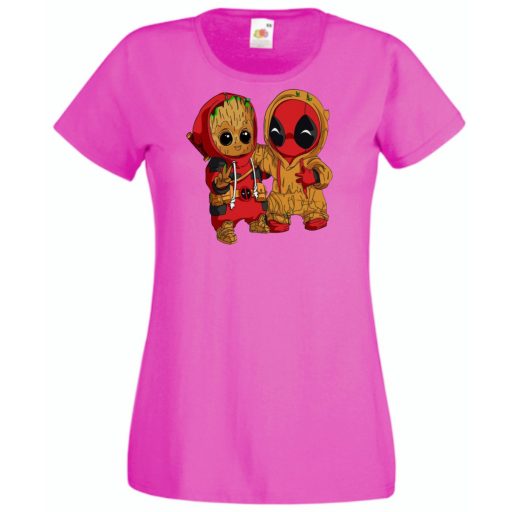 Cuki jelmezes kicsi hősök 2. női rövid ujjú póló