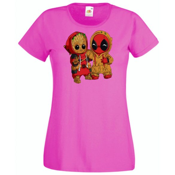 Cuki jelmezes kicsi hősök 2. női rövid ujjú póló