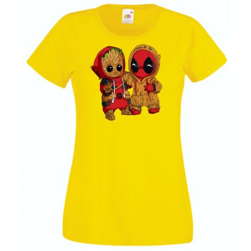 Cuki jelmezes kicsi hősök 2. női rövid ujjú póló