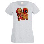 Cuki jelmezes kicsi hősök 2. női rövid ujjú póló