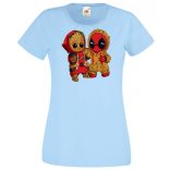 Cuki jelmezes kicsi hősök 2. női rövid ujjú póló